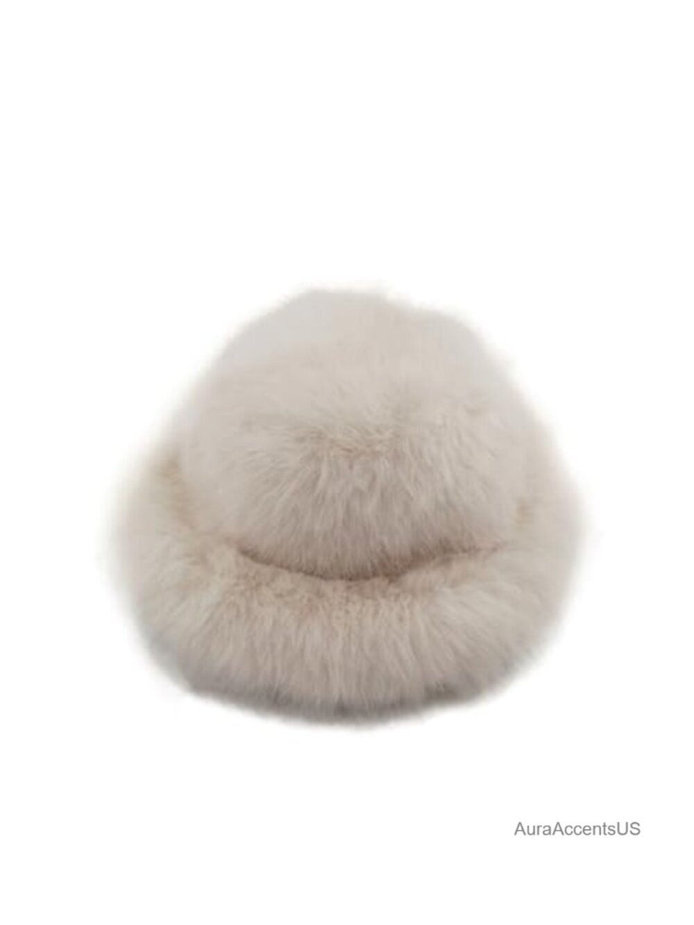 Faux Fur Bucket Hat Fuzzy Wide Brim Winter Warmer Fisherman Cap